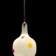 Italian Opaline Glass Pendant Light by De Mayo, 1970s