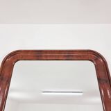 Grand miroir en bois massif hauteur 2 mètres des années 1940