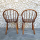 Pair of Scandinavian bars with solid wood Denmark