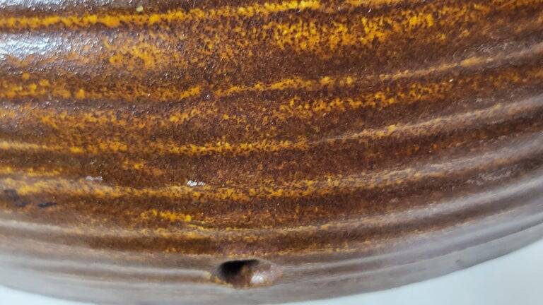 Accolay, Large Floor Lamp Base / Vase in Glazed Ceramic, 1960