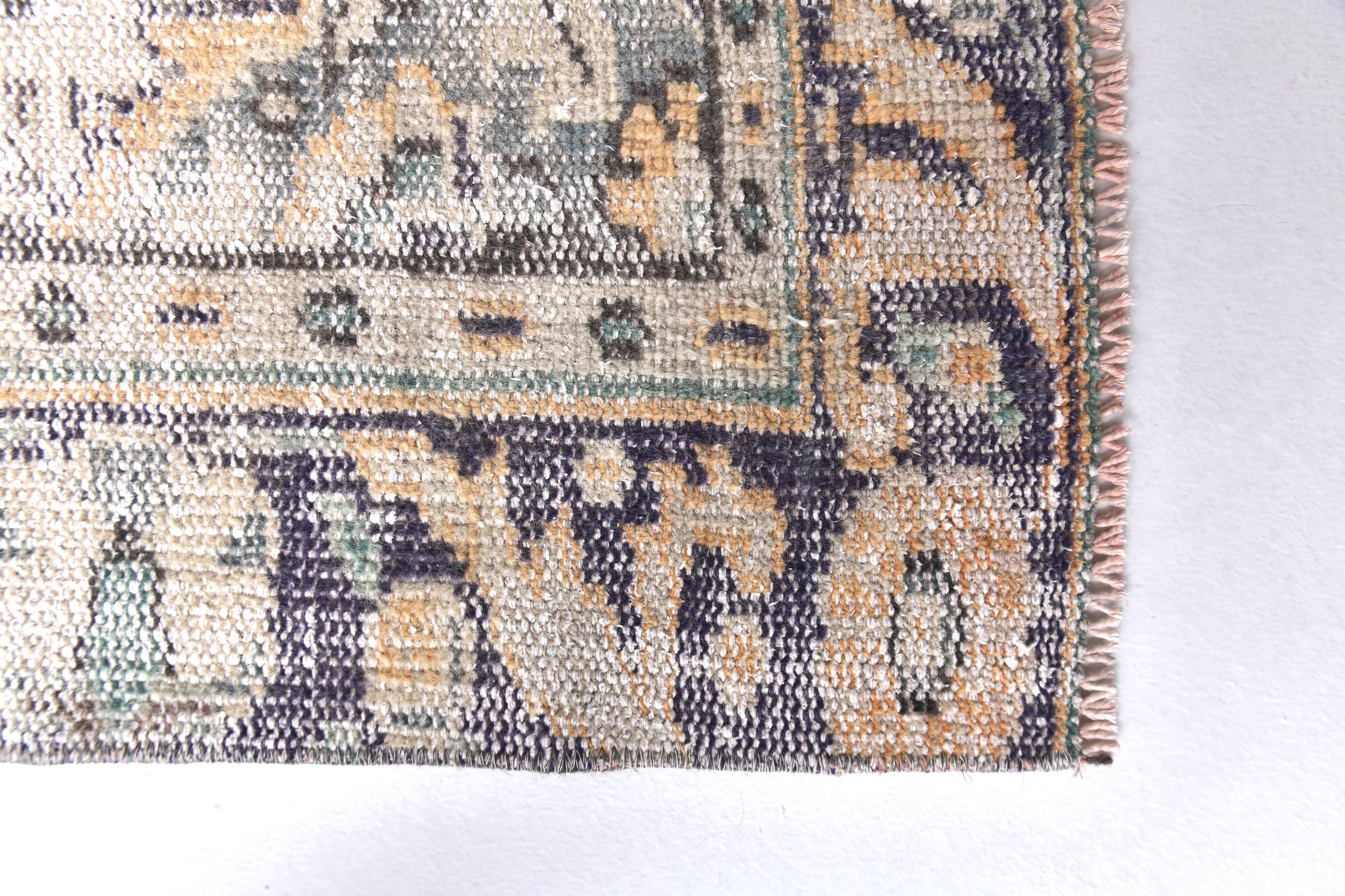 5x9 Peach Orange Handmade Wool Vintage Rug, 172x277Cm SK 240635