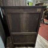 Louis Philippe period secretary with double ogee in walnut circa 1830
