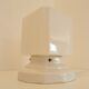 White Art Deco table lamp