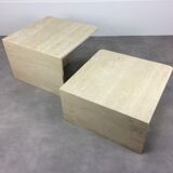 Travertine coffee table set, sofa tips