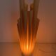 Vintage 1970 Athena Georgia Jacob salmon draped lamp - 50 cm