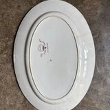 Jules Vieillard oval dish - Bordeaux in iron earth, "Louis XV" service