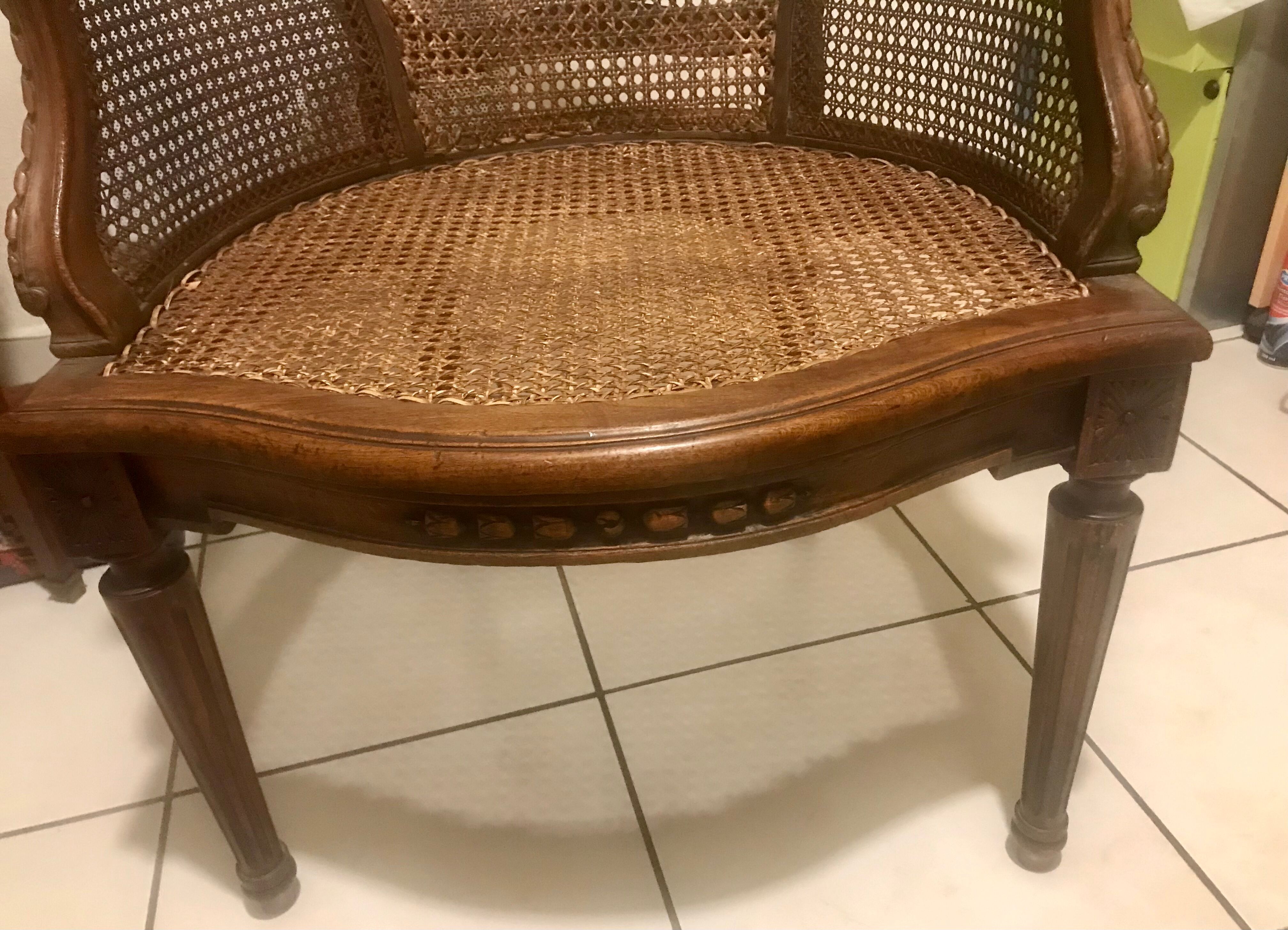 Armchair bergère 1900