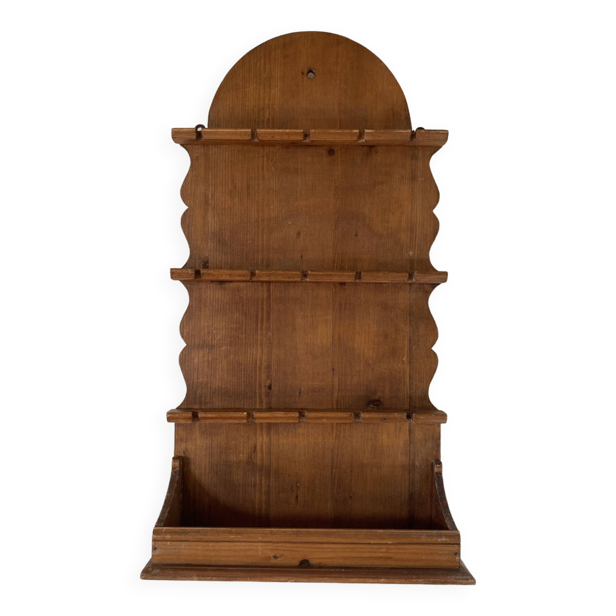 Handcrafted cutlery holder, 19th century