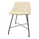 Augusto Bozzi ‘Aster’ Side Chair for Saporiti, Italy, 1950s – Cream Vinyl