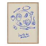 Naive Illustration giclee print, 50x70cm