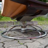 Ake fribytter for nelo sweden swivel leather lounge chair