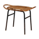 Tabouret vintage en rotin par Alan Fuchs pour Uluv, 1960
