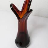 New look vase h28.5cm Murano glass 1970