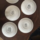Set of 5 plates by Roger Capron