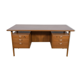 Mid-Century Danish Teak Desk by Kai Kristiansen for Feldballes Møbelfabrik, 1960s