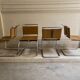 Set of 4 MR chairs by Mies Van der Rohe for Knoll