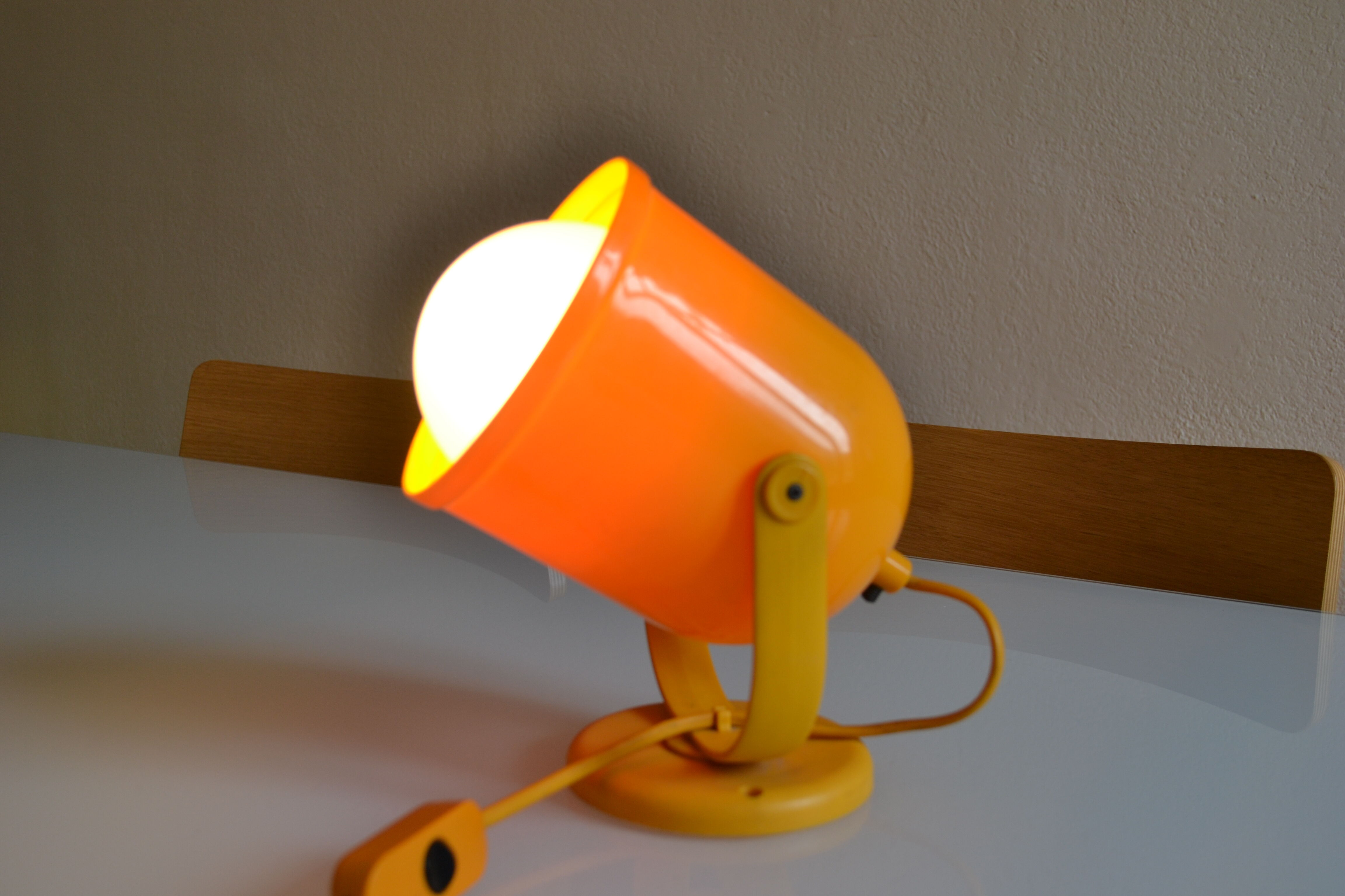 SPACE AGE ELENCO WALL LAMP SPOT LAMP, SWEDEN 1970's