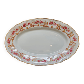 Oval porcelain plate Digoin