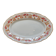 Oval porcelain plate Digoin