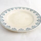 Assiette / plat Terre de fer Digoin fin XIXème