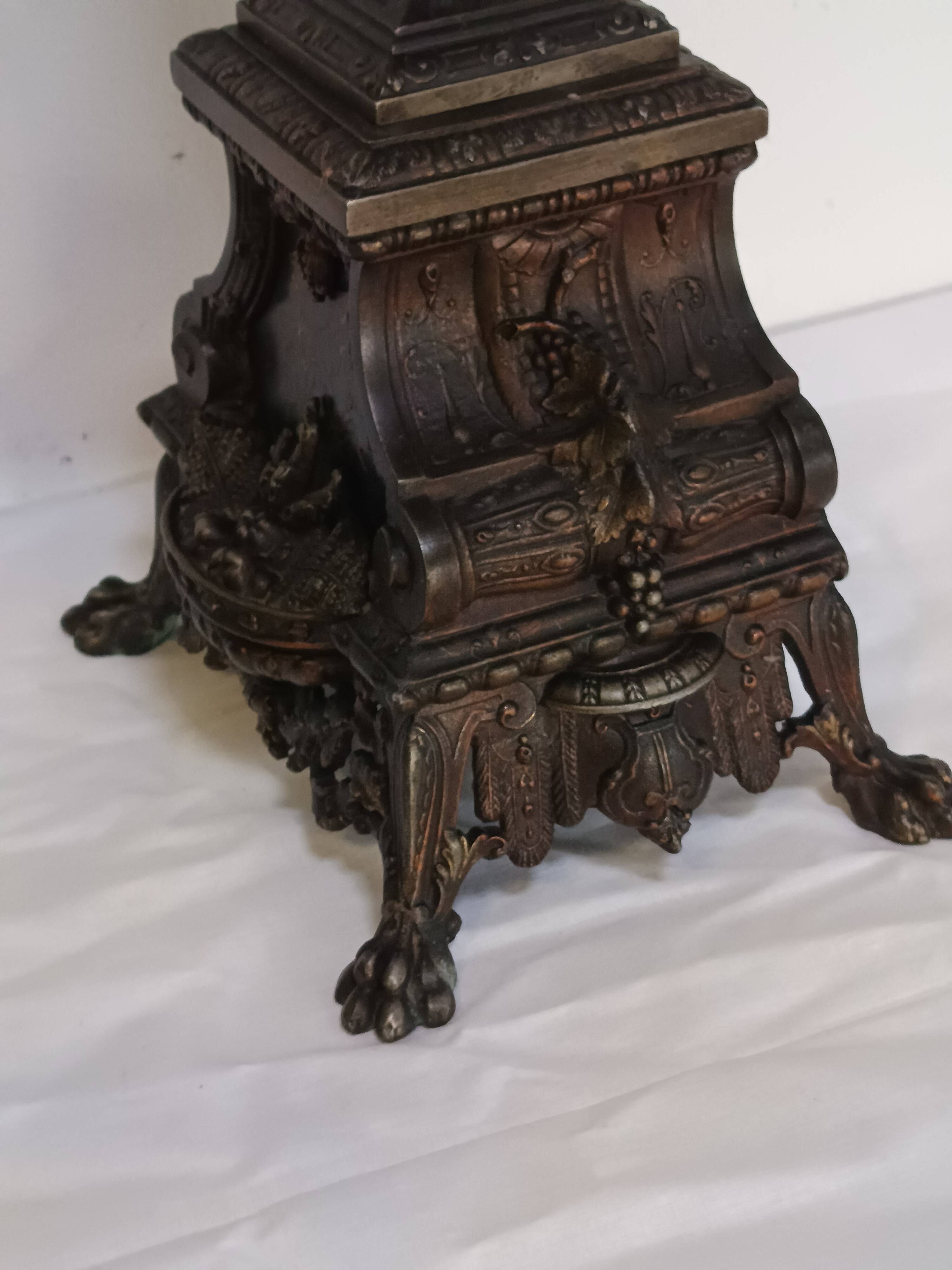 large pair of candlesticks