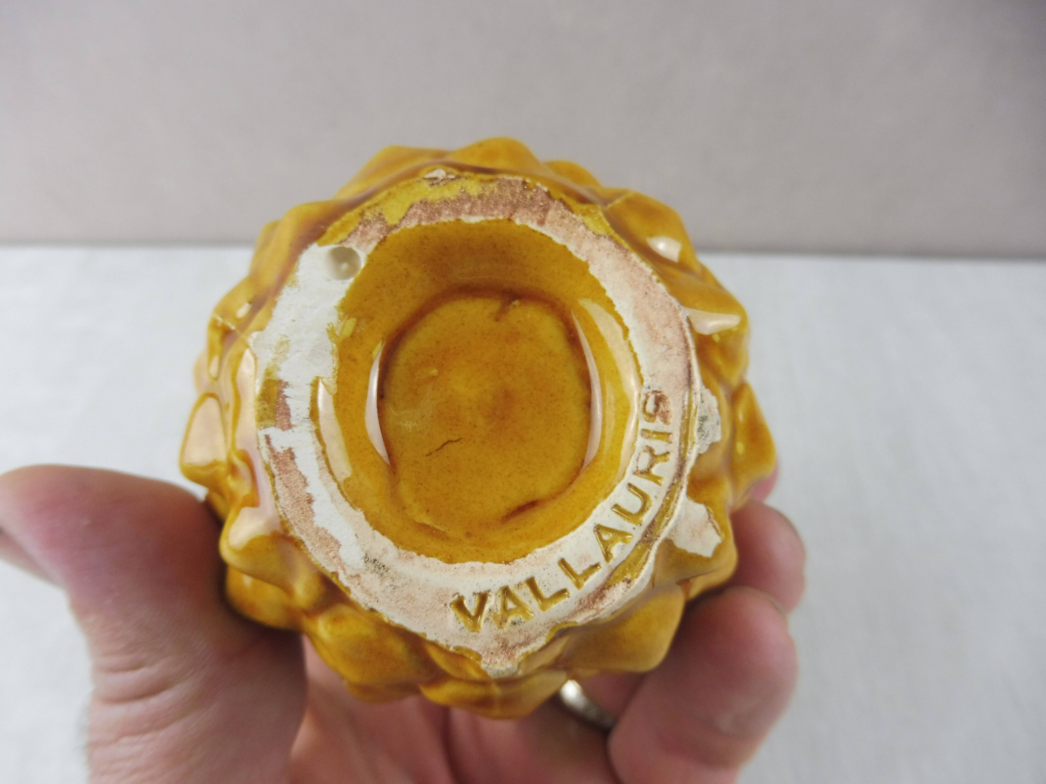 Aperitif, pineapple shape, Vallauris, vintage