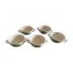 Lot of 5 chocolate bowls Sarreguemines Obernai