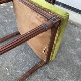 Pair of lyre chairs