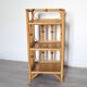 Low rattan shelf