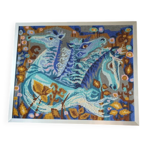tapisserie Les chevaux