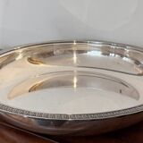 Shallow dish / vegetable dish Christofle Gallia – model Pearls, silver-plated metal