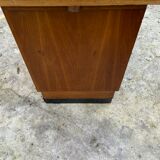 Vintage oak desk 4 drawers