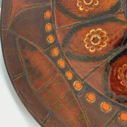Vintage round coffee table from the 60s 70s by Raymond Corroyez in ceramic