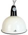 Lampe à Suspension Industrielle Soviétique en Émail Blanc, 1960s