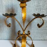 Chandelier wrought iron Art-popular with three arms old
