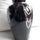 Ceramic art-deco vase signed Odyv