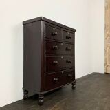 Dark antique chest of drawers