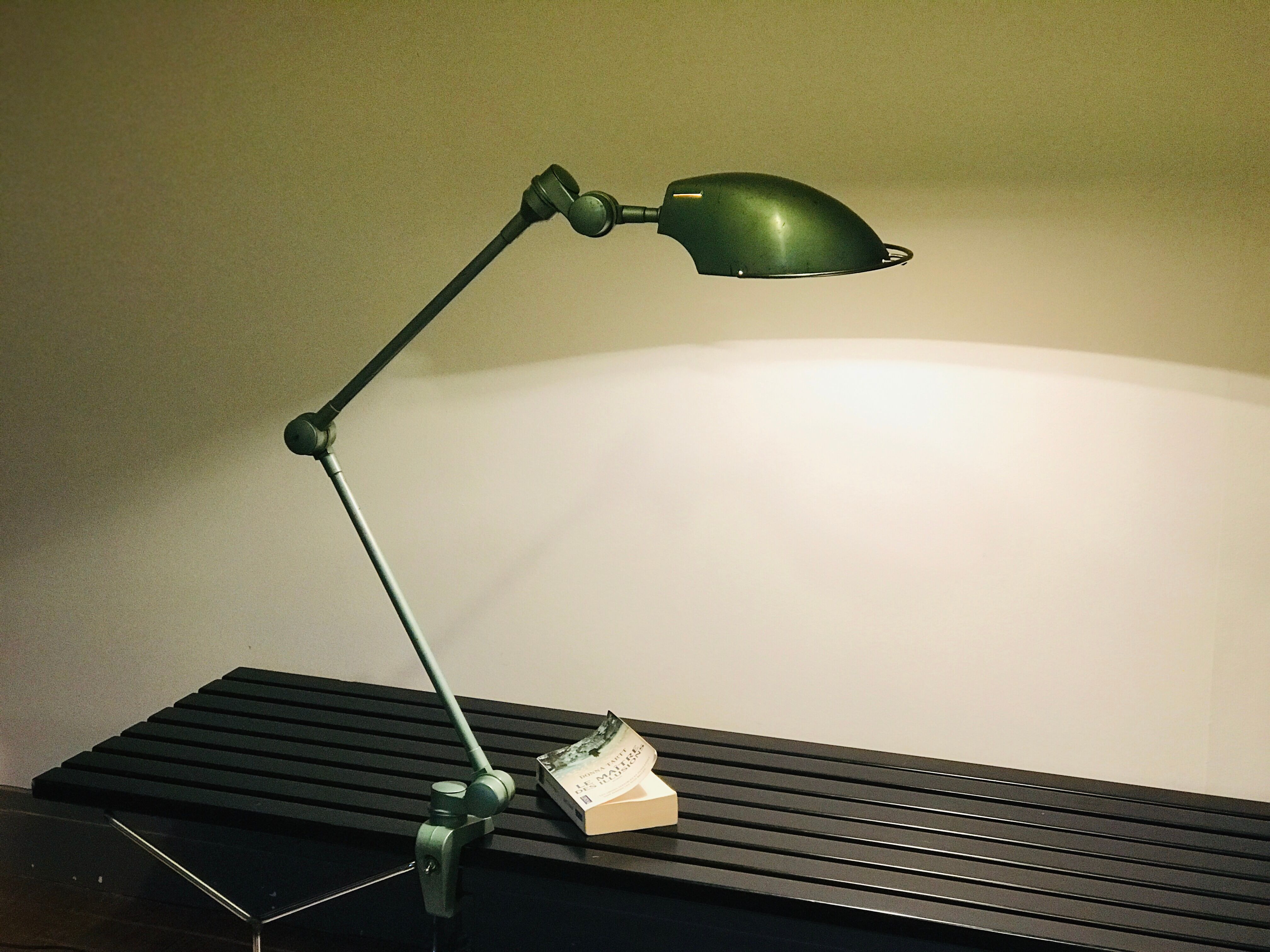 Industrial lamp green vintage industry 1960-70