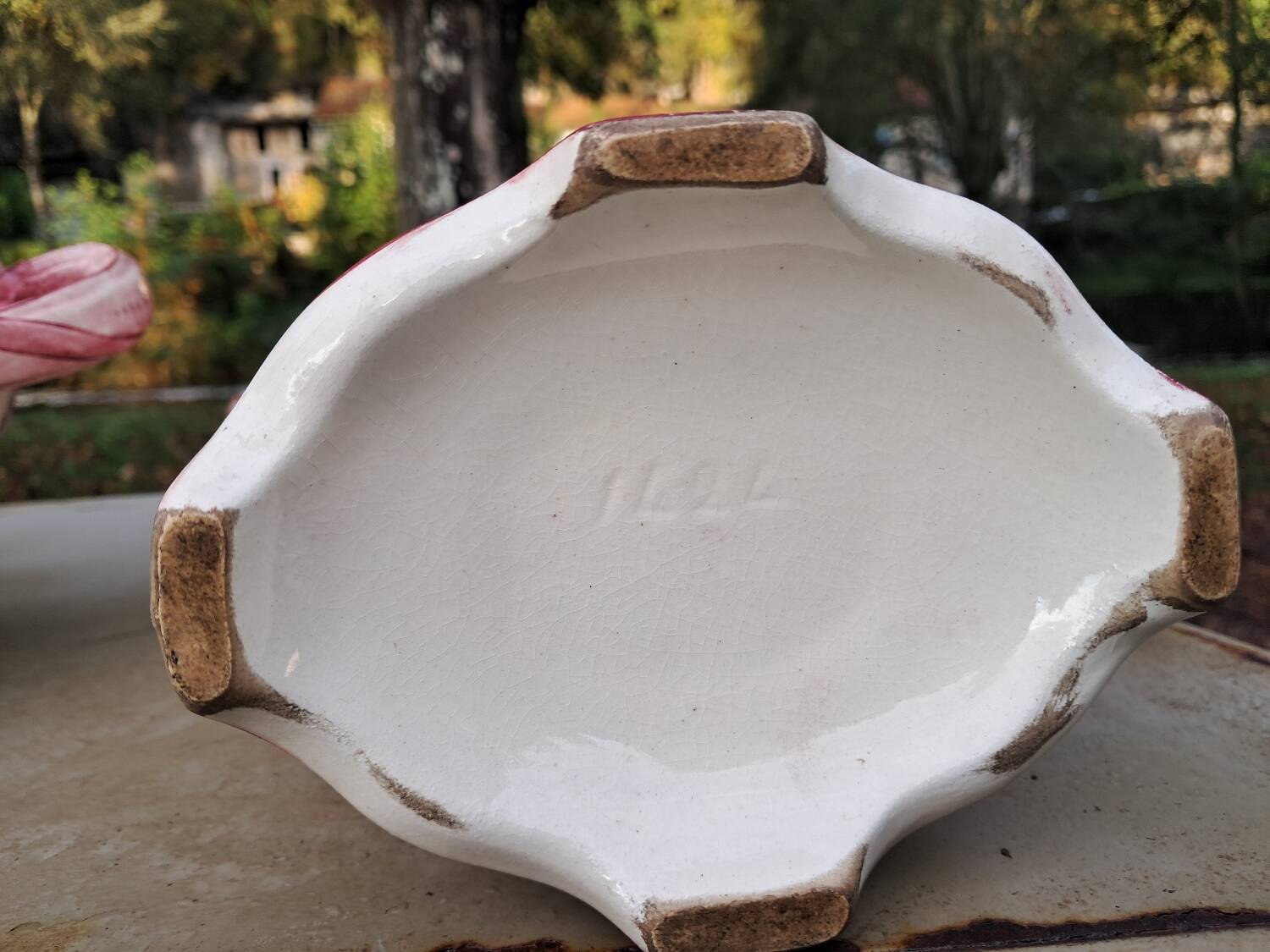 Porcelain vase and planter set