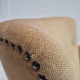 1960s, Danish lounge chair, green furniture velour, original condition.