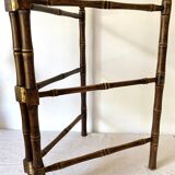 Antique wooden towel rack