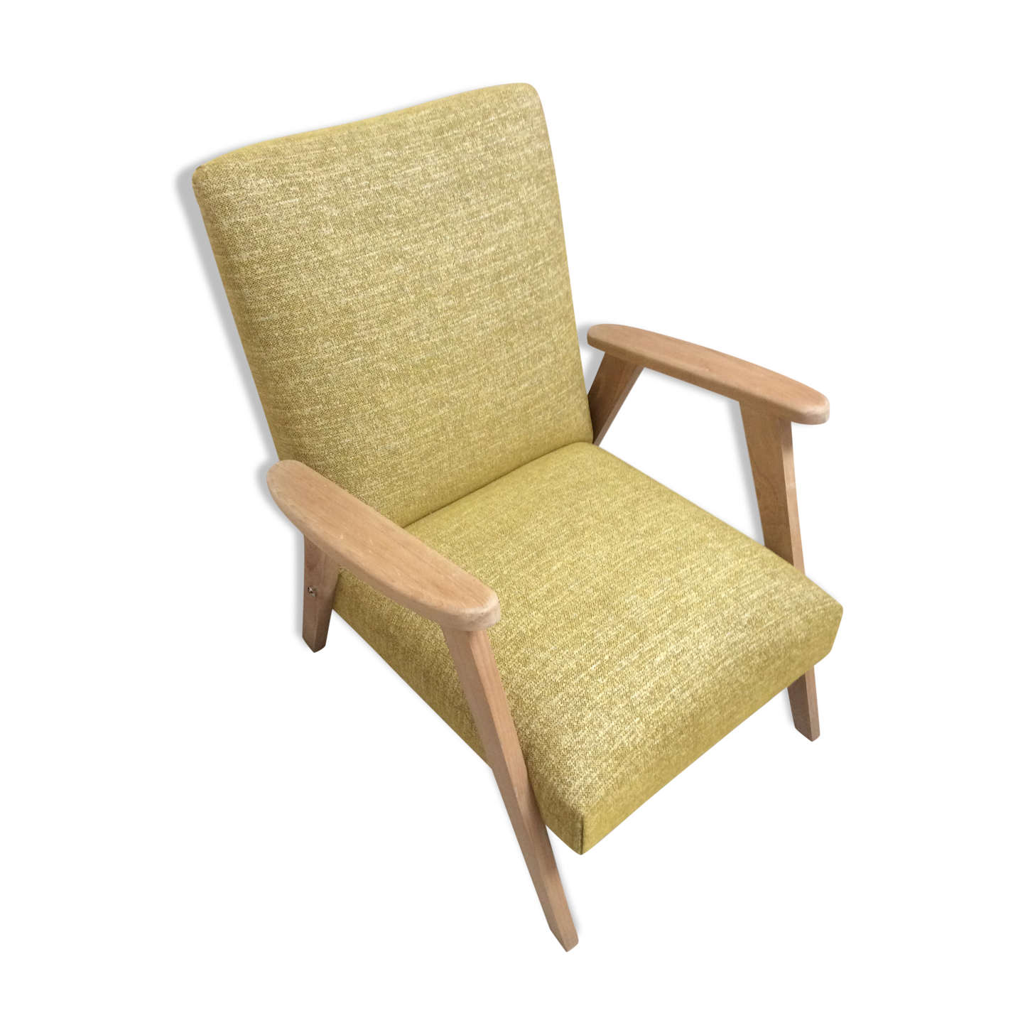 Fauteuil 70 moutarde