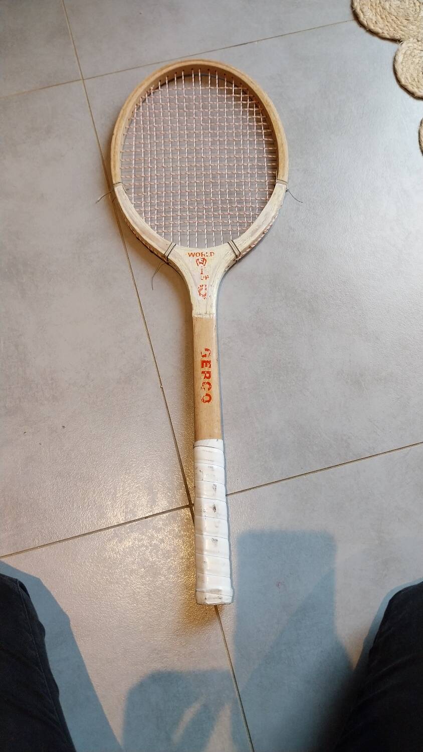 Old tennis racket