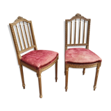 Paire de chaise Louis XVl