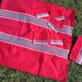 Nappe carrée et serviettes Basques