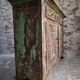 French rustic buffet in walnut, 18th century, 3 drawers and 2 doors.
