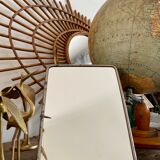 Barber Mirror 23 x 17cm vintage