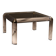 Square Lucite & Brass Coffee Table | Europe 1970s