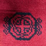 Vintage French Savonnerie rug 3.8' x 6.5' 1960s - 1C1226