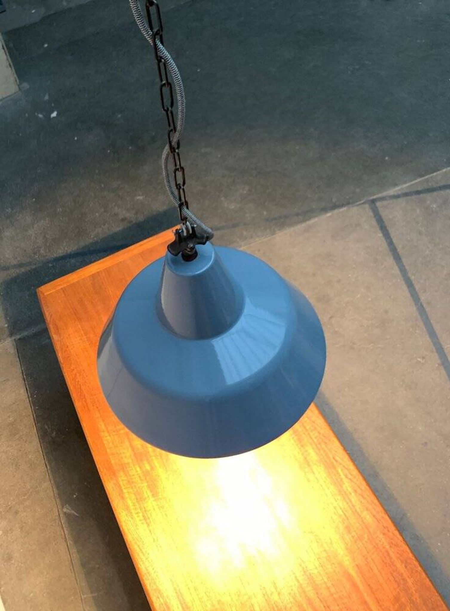 Suspension Atelier Enamel Mid-Century, 1960s